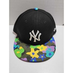 New Era 9FIFTY New York Yankees MLB Floral Brim Snapback Hat Cap Flowers NEW